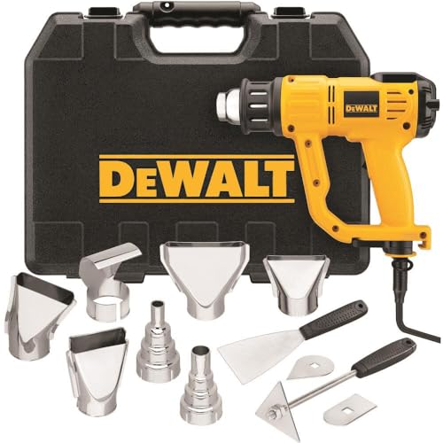 DEWALT Heat Gun with LCD Display &amp; Hard Case/Accessory Kit (D26960K), YellowYIHUA 8858 IV Multi-Purpose Heat Gun fo