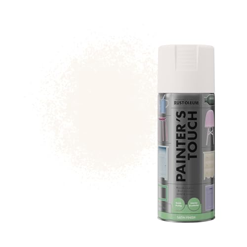 Rust-Oleum 400ml Painter's Touch Spray Paint Aerosol - Blossom White Satin