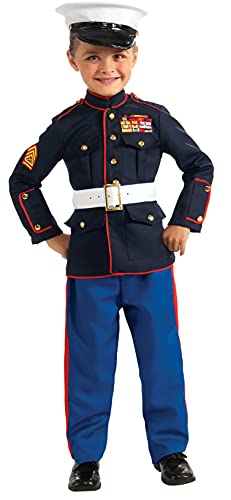 Rubies Child's Young Heroes Dress Blues Costume, Blue, Medium for Themed Parties and Halloween