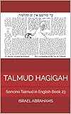 Talmud Hagigah Soncino Babylonian Talmud Book 23 English Edition