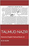 Talmud Nazir Soncino Babylonian Talmud Book 27 English Edition
