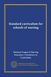 Standard curriculum for schools of nursing (Vol-1)