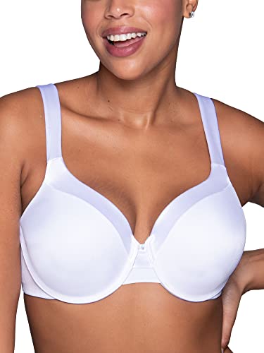 Vanity Fair Women's Illumination Full Figure Zoned-In Support Bra 76338, Star White, 38D