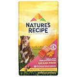 Nature's Recipe Grain Free Easy to Digest Salmon, Sweet Potato and Pumpkin Recipe Dry Dog Food, 4-Pound