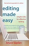 Editing Made Easy Ebook Edition Simple Rules For Effective Writing English Edition