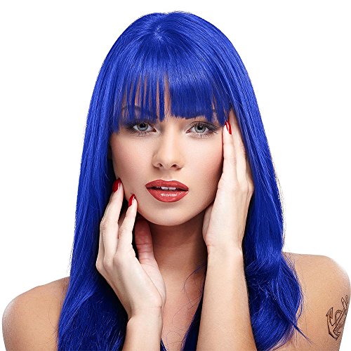 MANIC PANIC Classic Rockabilly Blue Semi Permanent Hair Color - True Neutral Blue Hair Dye for Women & Men That Lasts 4-6 Weeks - Vegan, Ammonia & Cruelty-Free - Create & Mix Custom Shades (4oz)
