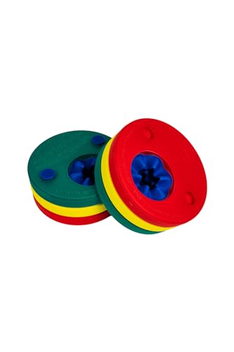 Delphin -Discos de natación, rojo-amarillo-verde, 4291, hasta 60 kg