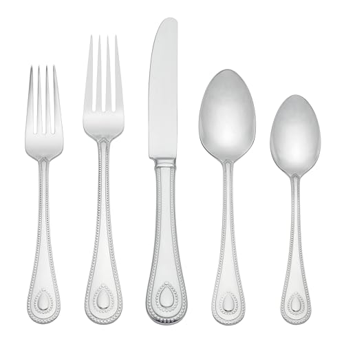 Lenox Silverware Set For 12, French Perle 65-Piece