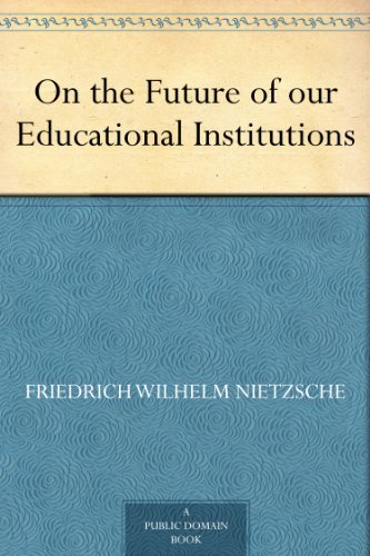 On the Future of our Educational Institutions book cover