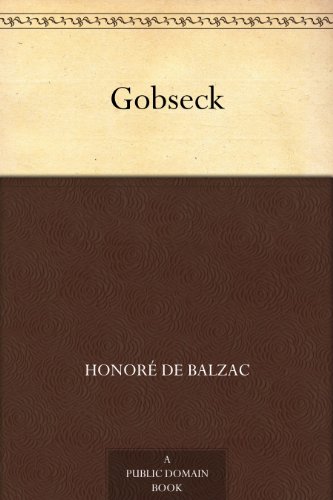 Gobseck book cover