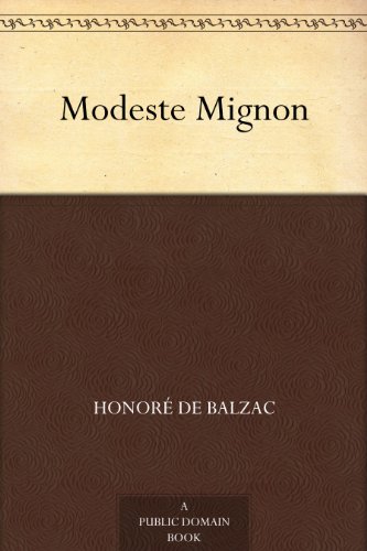 Modeste Mignon book cover