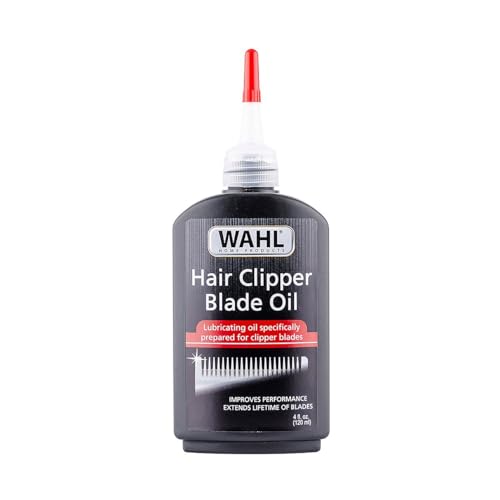 Wahl Premium Hair Clipper Blade Lubricating Oil for Clippers, Trimmers, & Blade Corrosion for Rust Prevention – 4 Fluid Ounces – Model 3310-300A
