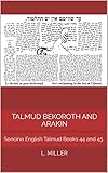 Talmud Bekoroth And Arakin Soncino Babylonian Talmud Book 44 English Edition