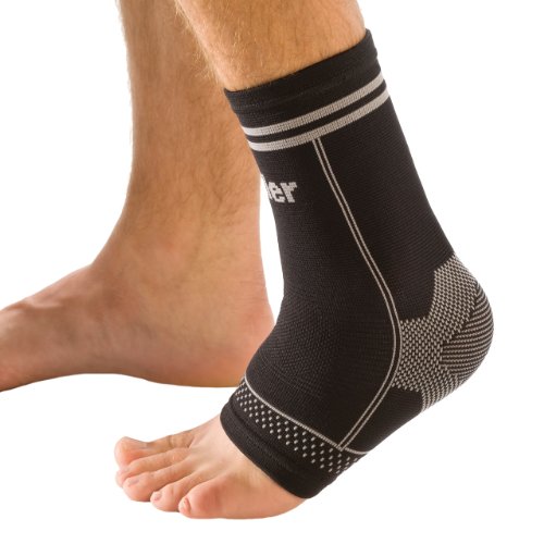 MUELLER Sports Medicine 4-Way Stretch Ankle Support Sleeve, Ankle Pain Relief Support for Men and Women, Ideal for Sprai