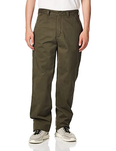 Carhartt Men's Relaxed Straight Twill Dungaree, Dark Coffee, W36 x L32