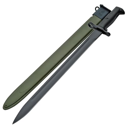 SZCO M1905 Hunting Knife 20 Inch - Bayonet Camping Knife with ABS Handle, Stainless Steel Blade, Sheath - Pocket Knife for Cutting, Camping & Outdoor uses - Knives for Men