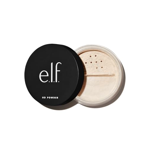 e.l.f. High Definition Powder, Loose Powder, Lightweight, Long-Lasting, Creates Soft Focus Effect, Masks Fine Lines & Imperfections, 0.28 Oz, Soft Luminance