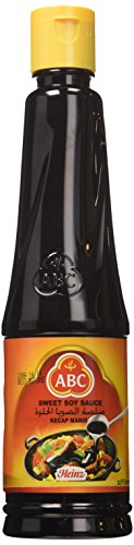 ABC Sweet Soy, Black Dark Marinade, 20.3 Oz, Savory Sauce, Dip, Stir-fry, Glaze, Vegan, No MSG, Plant-based, Halal, Umami Flavor, Indonesian Kecap Manis Made with Coconut Sugar