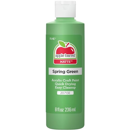 Apple Barrel Acrylic Paint in Assorted Colors (8 oz), 20713 Spring Green- Pack of 1