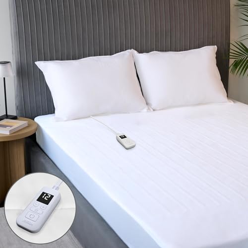 Sunbeam Restful Quilted Heated Mattress Pad Best for Couples The dual control settings of the