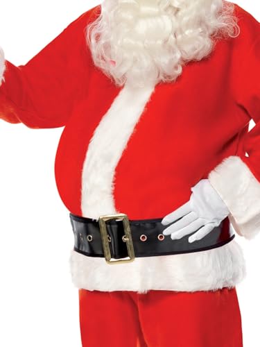 Santa Big Belly Inflatable, Beige, 90cm/35in Halloween