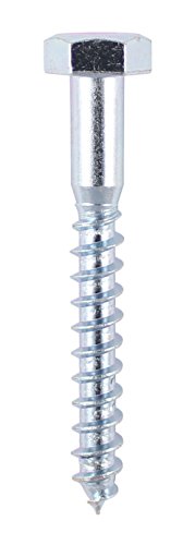 TIMCO BZP Coach Screws - 10 x 60 - Zinc - Box of 100