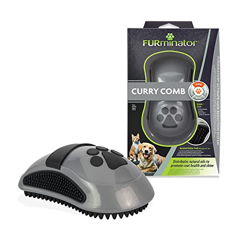 FURminator Curry Comb for Cats and Dogs