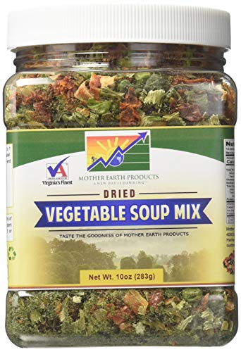 Mother Earth Products Dried Vegetable Soup Mix Jar, 10oz