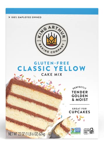 King Arthur, Mix Cake Yellow Gluten Free, 22 Ounce