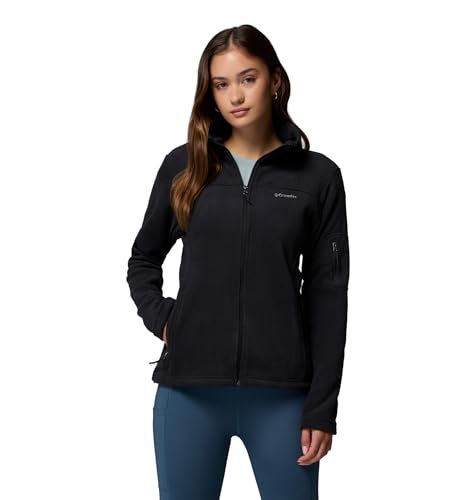 (-41%) Columbia Damen Fast Trek Ii Jacket Fleecejacke Mit Durchgehendem Reißverschluss, Schwarz, S EU