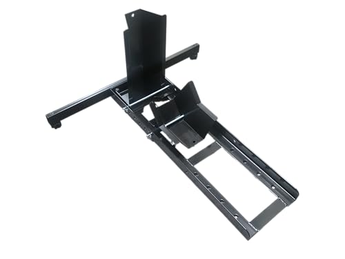 MaxxHaul 70271 Adjustable Motorcycle Wheel Chock Stand Heavy Duty 1800lb Weight Capacity