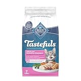 Blue Buffalo Tastefuls Adult Dry Cat Food Sensitive Stomach Formula, Made in the USA with Natural Ingredients, Chicken Recipe, 7-lb Bag
