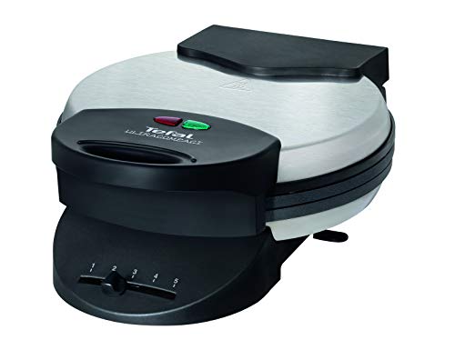 (-47%) Tefal Herzwaffeleisen WM310D Waffelmaker | für Waffeln in Herzform | stufenloser Temperaturregler-Bräunung nach Wunsch | antihaftbeschichtete Platten | Schwarz | 1000 W, Battery Powered