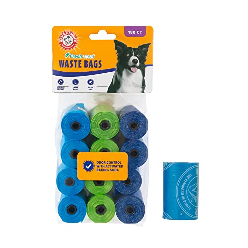 Petmate Arm & Hammer Disposable Waste Bag Refills, 180 Count Trusted Brand If you like the idea of