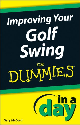 Improving Your Golf Swing In A Day For Dummies book cover