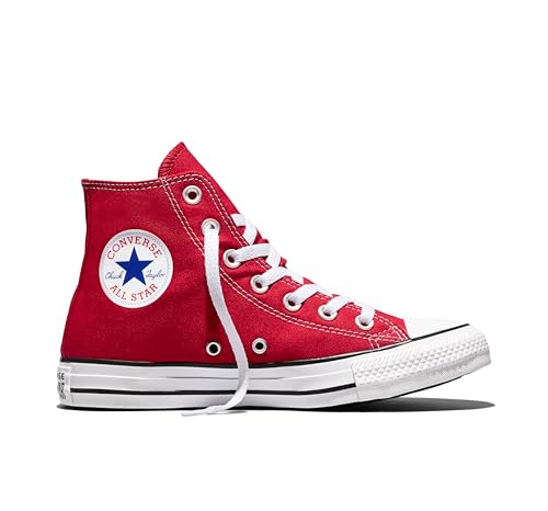 Converse Unisex Adult Chuck Taylor All Star High Top, Red, 8 Womens/6 Mens