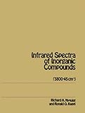 Handbook Of Infrared And Raman Spectra Of Inorganic Compounds And Organic Salts Infrared Spectra Of Inorganic Compounds English Edition