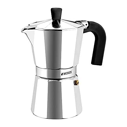 🔥 SELTEN SO GÜNSTIG (-49%) Monix Vitro Express | 6-Tassen-Kaffeemaschine aus Aluminium