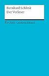 Reclam Lektüreschlüssel : Bernhard Schlink : Der Vorleser