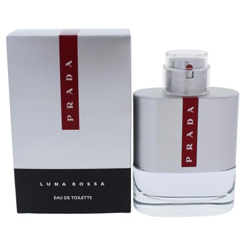 Prada Luna Rossa Eau de Toilette Spray for Men, 3.4 Ounce (Packaging may vary)