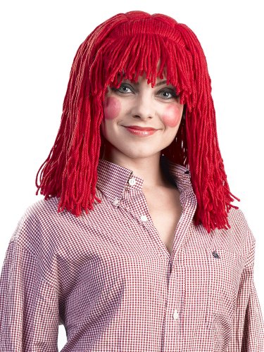 Enigma Wigs Women's Raggedy Cleo, Red, One Size