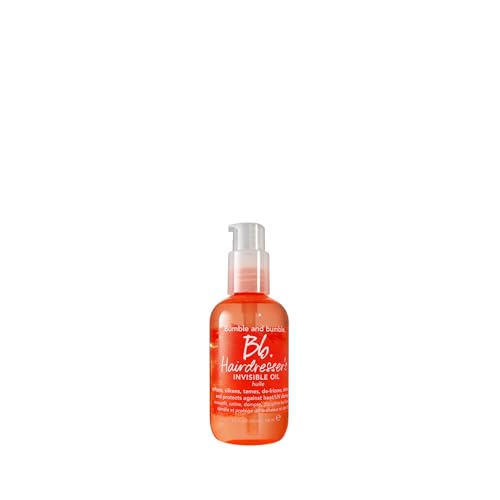 Bumble and bumble. Hairdresser's Invisible Oil Frizz-Reducing Hair Oil | Heat Protection, Frizz Control + Shine | Curly, Wavy, Straight | With Grapeseed, Coconut + Argan Oils, 3.4 Fl Oz