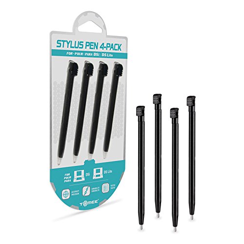 Tomee - Stylus Pen Set for Nintendo DSi/DS Lite (4-Pack) - Black