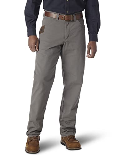 Wrangler Riggs Workwear Mens Ripstop Carpenter Jeans, Slate, 34W x 30L US