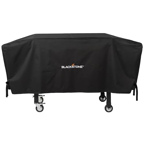 Blackstone 1528 600D Polyester Heavy Duty Flat top Gas Grill Cover, Water Resistant Exclusively Fits 36" Griddle Cooking Station, Black