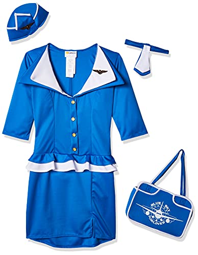 California Costumes Women Retro Stewardess/Adult Adult Sized Costumes, Blue, Medium US