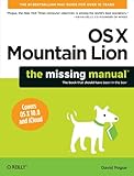 Os X Mountain Lion The Missing Manual Missing Manuals English Edition