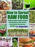 How To Sprout Raw Food Grow An Indoor Organic Garden With Wheatgrass Bean Sprouts Grain Sprouts Microgreens And More