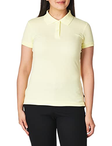 Lee womens Stretch Pique polo shirts, Yellow, Small US