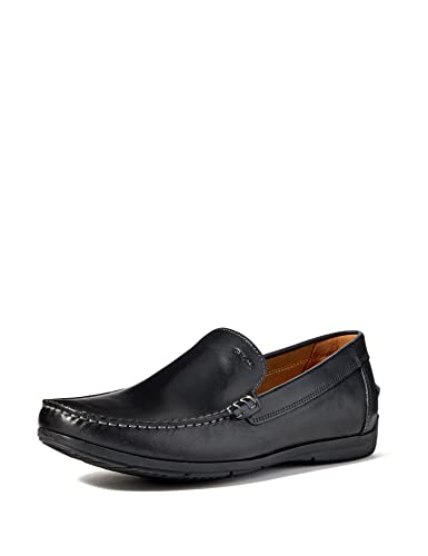 (-32%) Geox Herren U Siron A Mokassin, Schwarz, 43 EU